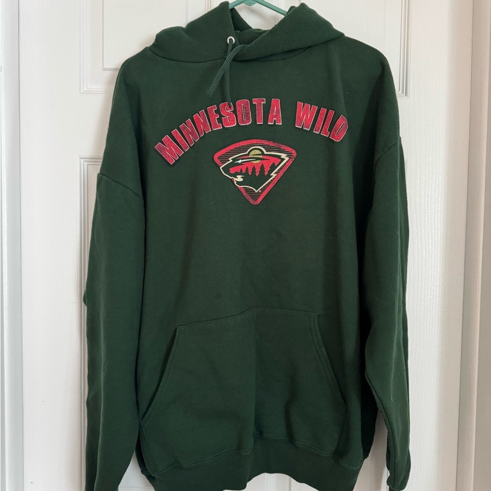 NHL Minnesota Wild Forest Green Hoodie